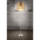 Globo15187S Stehleuchte Amy 1x60W| E27 - matt, Nickel, gold