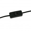 Globo 15264-2T Tischleuchte Tuxon 2x25W | E14 - schwarz