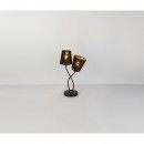 Globo 15264-2T Tischleuchte Tuxon 2x25W | E14 - schwarz