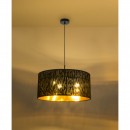 Globo 15264H1 Pendelleuchte Tuxon 3x60W | E27 - schwarz, gold