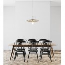 Globo 15304H Pendelleuchte Darenu 1x60W| E27 - Nickel matt