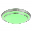 Globo 41738-48RGB LED Deckenleuchte Ina II 1x48W | 195-1950lm | 3000K-6500K | RGB - Fernbedienung, Farbfixierung, Farbwechsler, dimmbar, opal, weiß