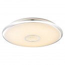 Globo 48382 LED Deckenleuchte Rena 1x60W | 4800lm | 3000-6500K - Glitzereffekt, dimmbar, Farbwechsler, Farbfixierung, Fernbedienung, weiß opal