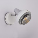 Globo 54301-1 Wandleuchte Rorge 1X15W | LED E14 - weiß