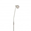 Globo 54348-1S Stehlampe Lara 1x4W| E14 LED | 320 lm | 3000K - flexibler Arm Nickel matt