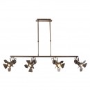 Globo 54650-4H Spotleuchte Egon 4x50W | GU10 - höhenverstellbar, einstellbar, Rost