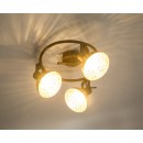Globo 54652-3 Deckenleuchte Celine 3x25W | E14 - Rost