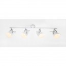 Globo 54654-4 Spotleuchte Deckenleuchte Armeca 4x40W | E14 - einstellbar weiß