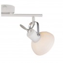 Globo 54657-2 Wandleuchte Amory 2x40W | E14 - einstellbar Schalter auf dem Körper, chrom, wissen