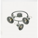 Globo 54658-3 Deckenleuchte Daisy 3x40W | E14 - einstellbar grau