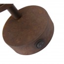 Globo 54810-1 Wandleuchte Tycho 1X15W | E14 LED - Schalter auf dem Körper, Rost