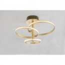 Globo 67822-24G LED Aufbauleuchte Wave 1x24W | 1680lm | 3000K - gold