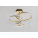 Globo 67822-24G LED Aufbauleuchte Wave 1x24W | 1680lm | 3000K - gold