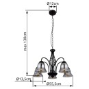 Globo 60298-5H Pendelleuchte GONNY  E27
