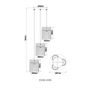Globo 15698-3HRB Pendelleuchte GORLEY  E27