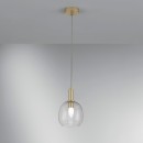 Luce Ambiente Design I-BRANDY-S1 Pendelleuchte BRANDY | 1×60W E14 | gold