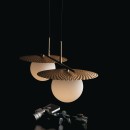 Luce Ambiente Design I-CHAPLIN-S2 ORO Pendelleuchte CHAPLIN | 2×60W E27 | gold