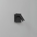 Luce Ambiente Design DICKENS-AP-NER LED Wandleuchte DICKENS | 2,2W integrierte LED-Quelle | mit Schalter | schwarz