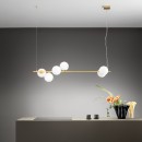 Luce Ambiente Design I-ENOIRE-S120-ORO Pendelleuchte ENOIRE E14 | Seilleuchte | gold