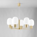 Luce Ambiente Design I-FELLINI-S6 ORO Pendelleuchte FELLINI E27 | Seilleuchte | gold