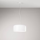 Luce Ambiente Design I-GIBUS-S40 BCO Pendelleuchte GIBUS | 1×60W E27 | Seilleuchte | weiß