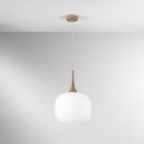Luce Ambiente Design I-JAIPUR-S30-BCO Pendelleuchte JAIPUR | 1×60W E27 | weiß