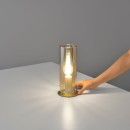 Luce Ambiente Design I-MAGIC-L-ORO Tischlampe MAGIC | 1×60W E27 | mit Schalter | gold