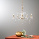 Luce Ambiente Design I-MONALISA/5 Pendelleuchte MONALISA | 5×60W E14 | gold