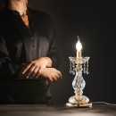 Luce Ambiente Design I-MONALISA/L1 Tischlampe MONALISA E14 | mit Schalter | gold