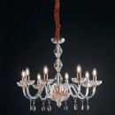 Luce Ambiente Design I-RIFLESSO/8 ORO Pendelleuchte RIFLESSO E14 | gold