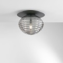 Luce Ambiente Design I-RIPPLE-PL35-NER Deckenleuchte RIPPLE | 1×60W E27 | schwarz