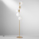 Luce Ambiente Design I-RIPPLE-PT5-ORO Stehlampe RIPPLE | 5×60W E27 | mit Schalter | gold
