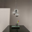 Luce Ambiente Design I-RIPPLE-S3-NER Pendelleuchte RIPPLE | 3×60W E27 | schwarz