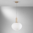 Luce Ambiente Design I-RIPPLE-S32-ORO Pendelleuchte RIPPLE | 1×60W E27 | gold