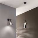 Luce Ambiente Design I-WEIZEN-S1 Pendelleuchte WEIZEN E14 | schwarz | chrom