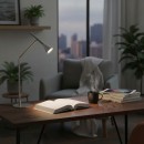 Ideal lux I291093 LED Tischlampe DIESIS | 6,5W integrierte LED-Quelle | 600lm | 3000K