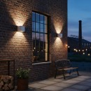 Ideal lux I313436 LED Außenwandleuchte ATOM | 12W integrierte LED-Quelle | 1050lm | 3000K