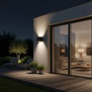 Ideal lux I313450 LED Außenwandleuchte ATOM | 12W integrierte LED-Quelle | 1050lm | 3000K