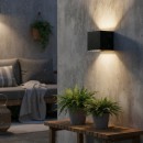 Ideal lux I313450 LED Außenwandleuchte ATOM | 12W integrierte LED-Quelle | 1050lm | 3000K