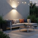 Ideal lux I328652 LED Außenwandleuchte ATOM | 25W integrierte LED-Quelle | 2100lm | 3000K