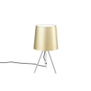 Luce Ambiente Design I-MARLEY/L ORO Tischlampe MARLEY E14 | mit Schalter | gold
