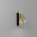 Luce Ambiente Design INC-DEFOE-ORO LED Wandleuchte DEFOE | 3W integrierte LED-Quelle | mit Schalter | gold