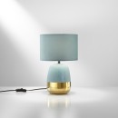 Luce Ambiente Design I-SIOUX-L-BO Tischlampe SIOUX | 1×60W E27 | mit Schalter | gold