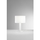 Luce Ambiente Design I-SULTAN-L-BCO  Tischlampe SULTAN | 15W E27 | mit Schalter | weiß