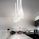 Ideal Lux 035697 Pendelleuchte Flut Small Bianco 1x40W | E14 - weiß