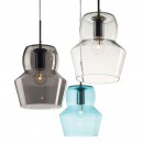 Ideal Lux 036120 Pendelleuchte Zeno Small 1x40W | E14 - azurblau