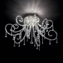 Ideal Lux 089 454 Anbauleuchte Fiore 10x40W | G9 - Kristall