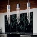 Ideal Lux 091143 Pendelleuchte 3x28W Gocce | GU10 - Kristall