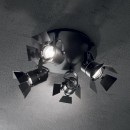 Ideal Lux 095707 Spotleuchte - Deckenleuchte 4x50W Ciak | GU10 - schwarz