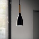 Ideal Lux 110752 Pendelleuchte 1x40W Manhattan Nero | E14 - schwarz
